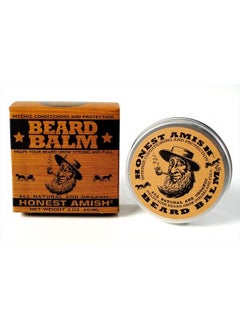 Honest Amish Beard Balm Leave-in Conditioner - Made with only Natural and Organic Ingredients - 2 Ounce Tin  - Image 3