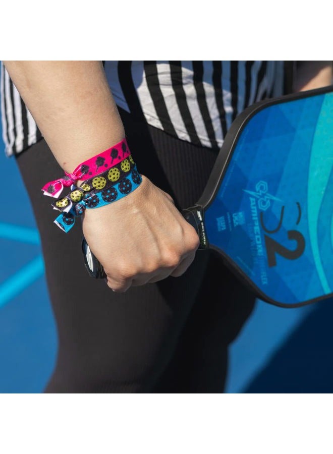 Sportybella Hair Ties and Accessories for Pickleball Players - No Crease Elastics Set, Ponytail Holders, Gifts for Women, Teens, and Girls - Image 4