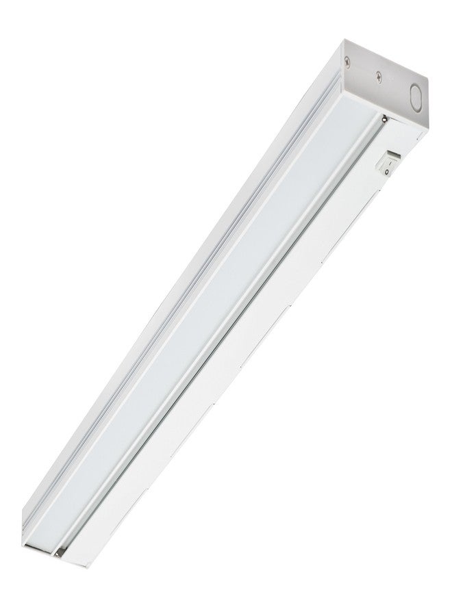 نيكور مصابيح NICOR Lighting NUC-4-30-DM-W-4W LED أسفل الخزائن، 30 بوصة، أبيض - Image 1