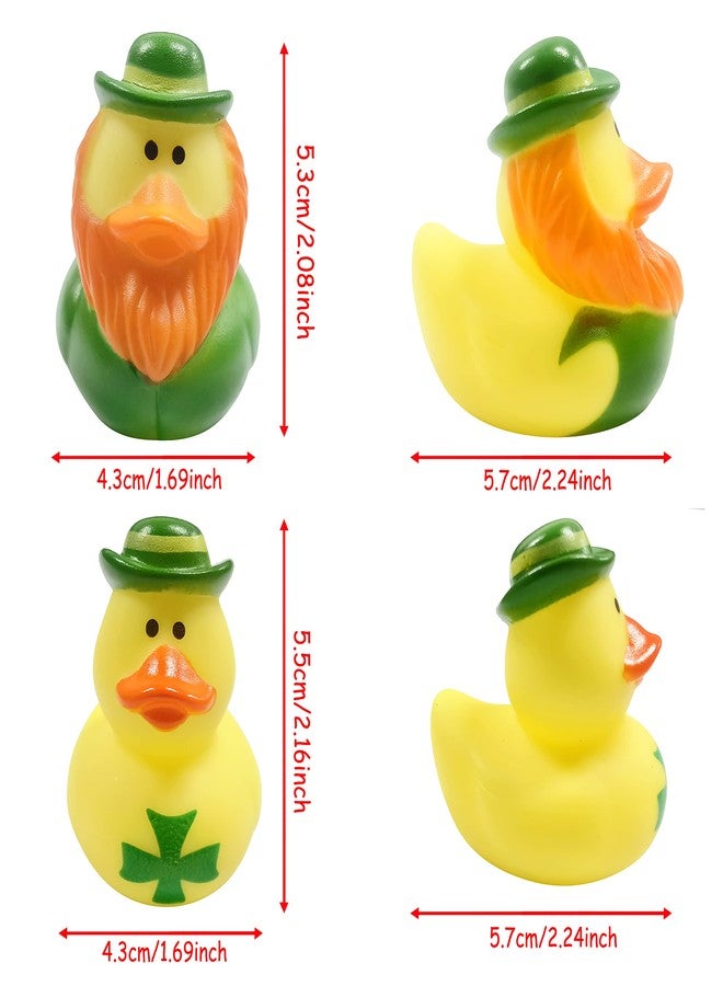 Holydeck 27 PCS St. Patrick's Day Rubber Ducks Baby Showers Accessories Mini 2.16" Duckies Bath Toys for Kids Girls Boys St. Patrick's Day Party Favors Gift Exchange (St. Patrick's) - Image 4
