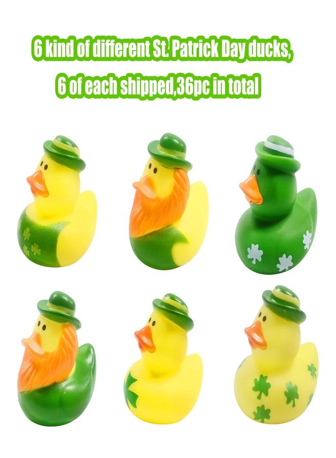 Holydeck 27 PCS St. Patrick's Day Rubber Ducks Baby Showers Accessories Mini 2.16" Duckies Bath Toys for Kids Girls Boys St. Patrick's Day Party Favors Gift Exchange (St. Patrick's) - Image 3