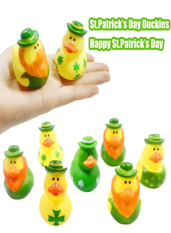Holydeck 27 PCS St. Patrick's Day Rubber Ducks Baby Showers Accessories Mini 2.16" Duckies Bath Toys for Kids Girls Boys St. Patrick's Day Party Favors Gift Exchange (St. Patrick's) - Image 2
