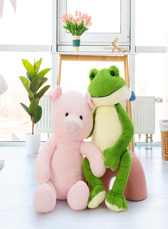 MaoGoLan 24 inch Large Pig Stuffed Animal Plush Pig Pink Stuffed Piggy Toy for Girls, Cute Piglet Plush Farm Animals Party Decorations Kids Christmas Valentine's Day Gifts - Image 5