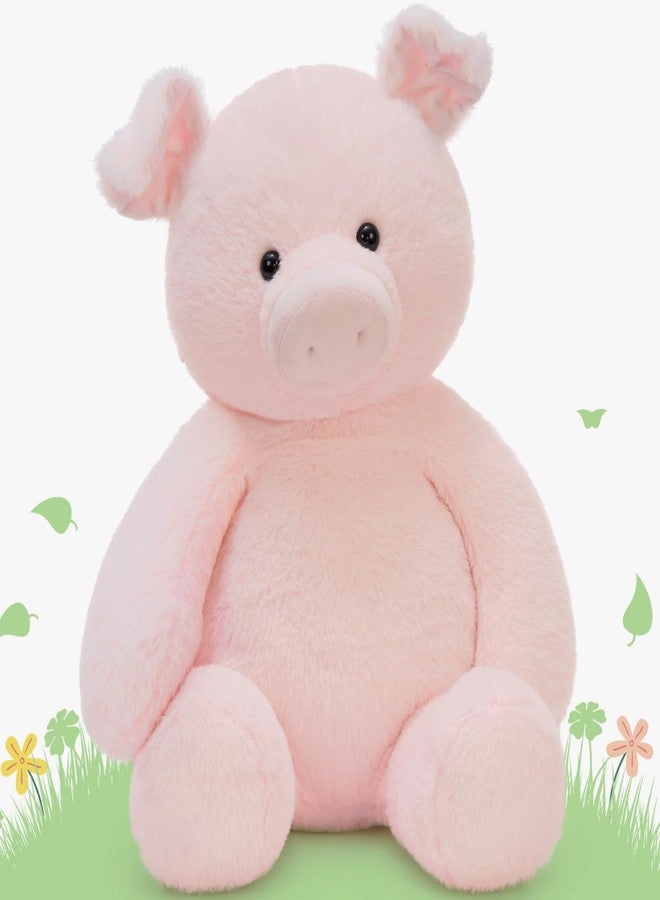 MaoGoLan 24 inch Large Pig Stuffed Animal Plush Pig Pink Stuffed Piggy Toy for Girls, Cute Piglet Plush Farm Animals Party Decorations Kids Christmas Valentine's Day Gifts - Image 1
