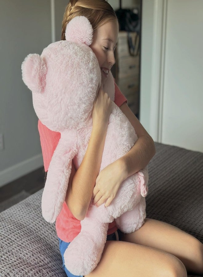MaoGoLan 24 inch Large Pig Stuffed Animal Plush Pig Pink Stuffed Piggy Toy for Girls, Cute Piglet Plush Farm Animals Party Decorations Kids Christmas Valentine's Day Gifts - Image 2