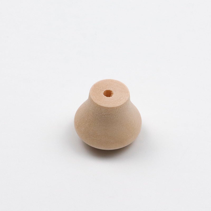 Oedema Wood Unfinished Cabinet Knobs Mini Wooden Drawer Handle Furniture Door Pull Knobs 0.69"Ã—0.55", 20PCS with Screws - Image 4
