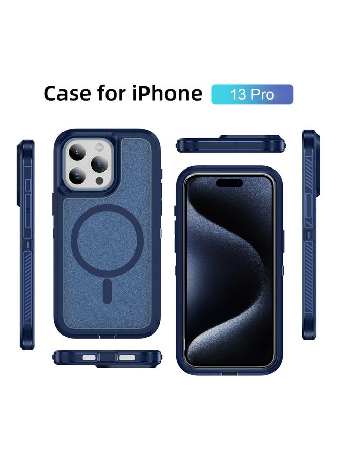 Zaboon Case For iPhone 13 Pro Guard Magsafe Magnetic Ring Matte Phone Case - Image 2