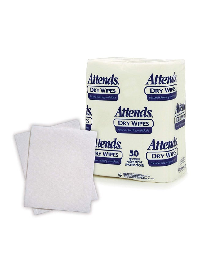 Attends - Professional Care Dry Cleansing Wipes 150'S - Image 2