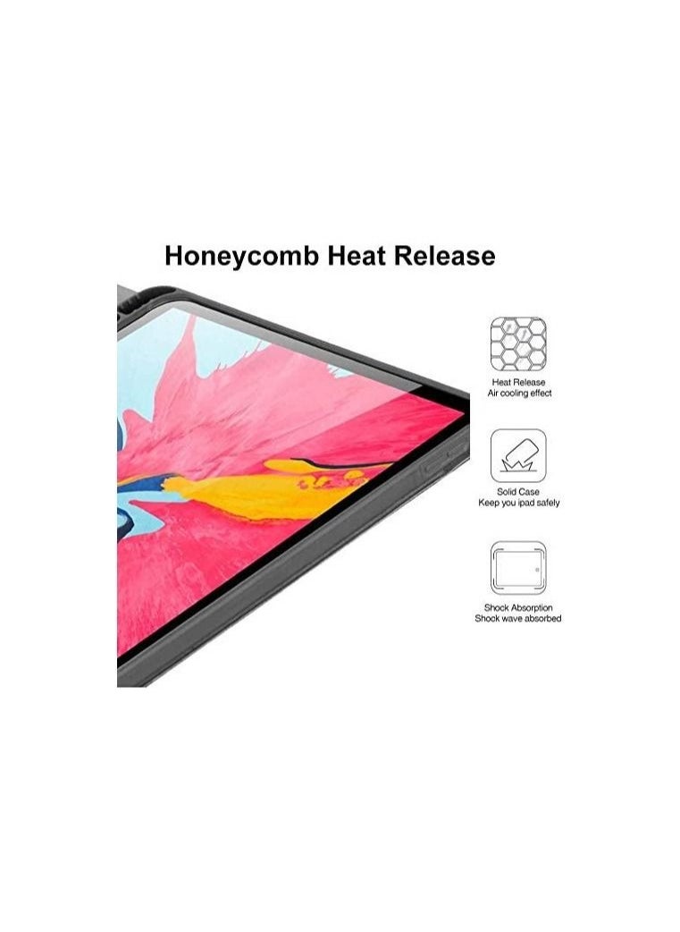 Keyboard Case for New iPad 10th Generation 10.9 inch 2022 Detachable Wireless Touchpad Keyboard-Folio Stand Cover with Pencil Holder for iPad 10th 10.9inch