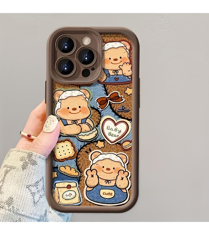 Shockproof Mixed Color TPU Phone Case With Plush Lanyard For iPhone 17 Pro Max - Image 4
