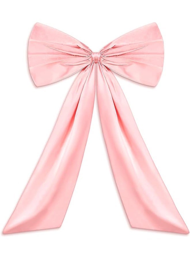 HAVEN Big Pink Bow Birthday Decorations for Party, Coquette Giant Ribbon Tie for Birthday Party Backdrop Wall Decor, Baby Shower Bridal Shower Wedding Bachelorette Supplies (Pink,24 x 36 Inches) - Image 1
