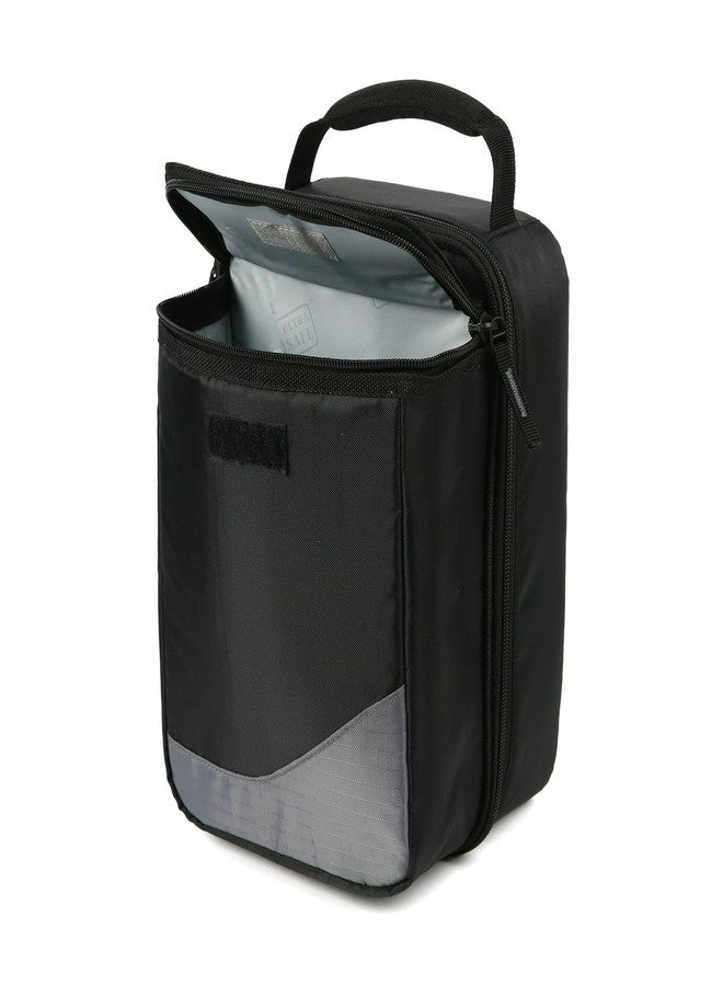 Arctic Zone Expandable HardBody Lunch Box, Black/White | Insulated Upright Cooler with Hard Liner, Adjustable Divider, Easy Clean, Leak-Resistant - Image 4