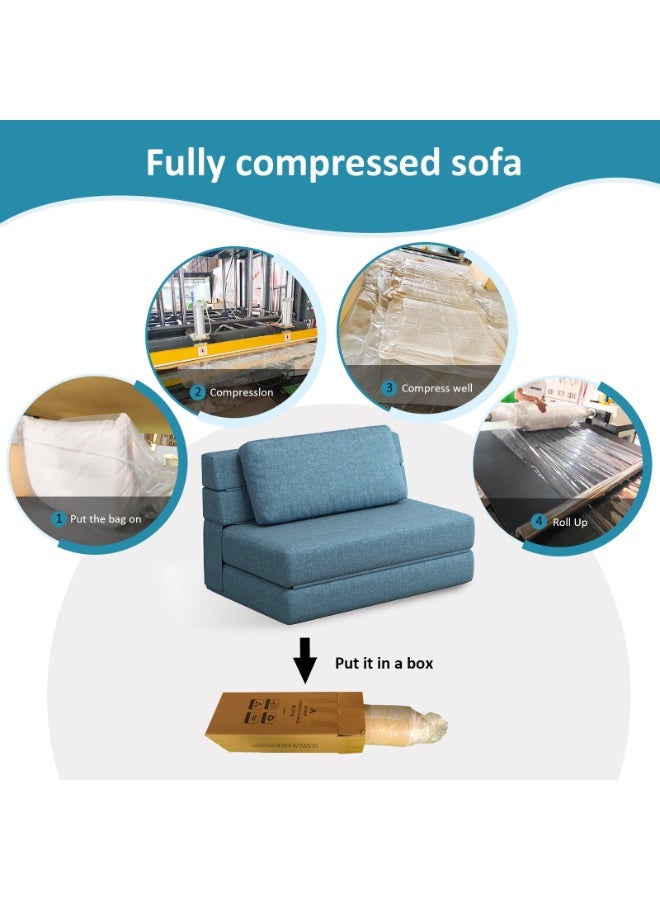 NEWLAN Multifunctional Folding Sofa Bed: The Ultimate Space-Saving Solution with 3 Modes, Stylish Design, Premium Comfort, and Smart Packaging for Modern Small Living Spaces - Image 3