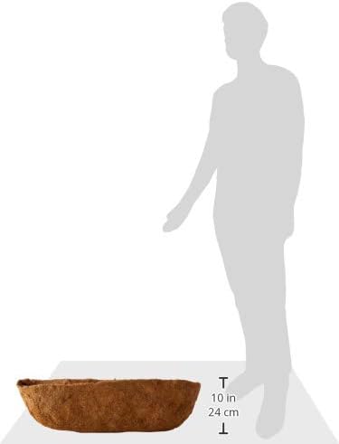 Bosmere Bosmere F919 30 Inch Pre Formed Replacement Coco Liner with Soil Moist for Window Basket Brown  - Image 3