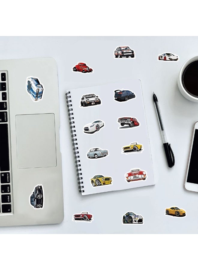 ARUWA 220 قطعة ملصقات فينيل مائية للسيارات، هدية للبالغين والمراهقين (2*100 قطعة بشكل سيارة + 20 قطعة بشكل ملصق) - Image 4