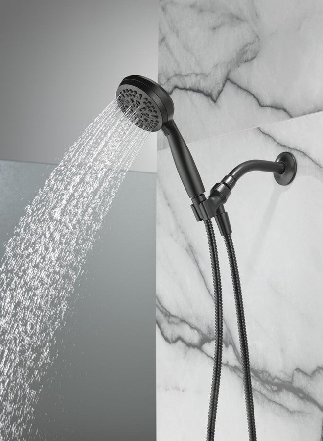 Delta Faucet 5-Setting Handheld Shower Head, Black Shower Head with Hose, Showerheads & Handheld Showers, Handheld Shower Heads, Detachable Shower Head, Hand Shower 1.75 GPM, Matte Black 75511BL - Image 3