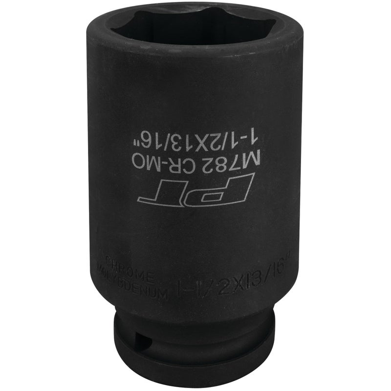 Performance Tool M782 3/4-Inch Drive 1-1/2-Inch x 13/16-Inch Square Budd Socket for Heavy-Duty Automotive Repair and Maintenance Tasks