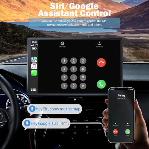 antika Wireless Carplay Screen for Car 7 Portable Apple Carplay Android Auto Car Stereo with Backup Camera GPS NavigationMirror LinkVoice Control SiriBluetooth FM AUX for All Vehicles - Image 3