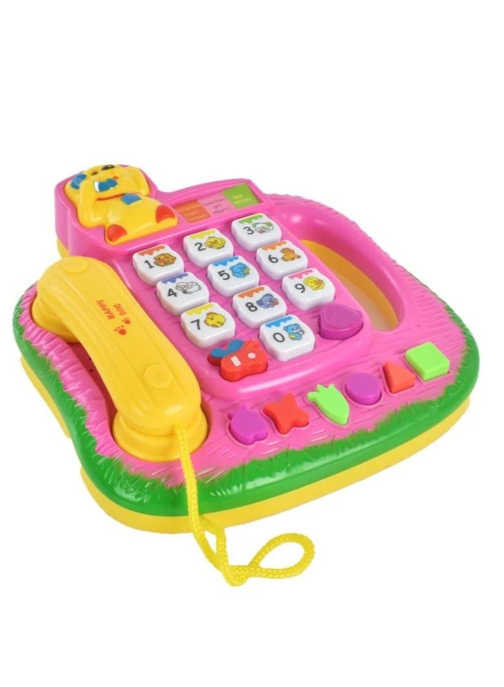 Rally Musical Phone Toy With Music And Light Educational Role Play Model For Kids - Image 2