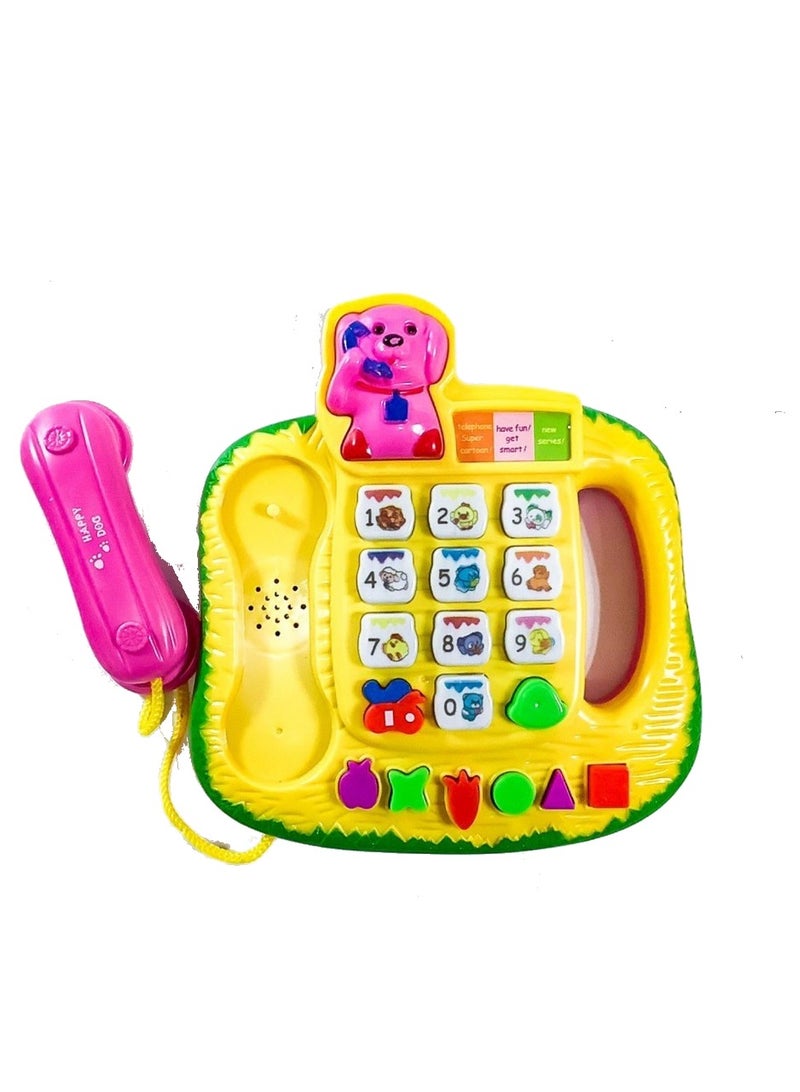 Rally Musical Phone Toy With Music And Light Educational Role Play Model For Kids - Image 3