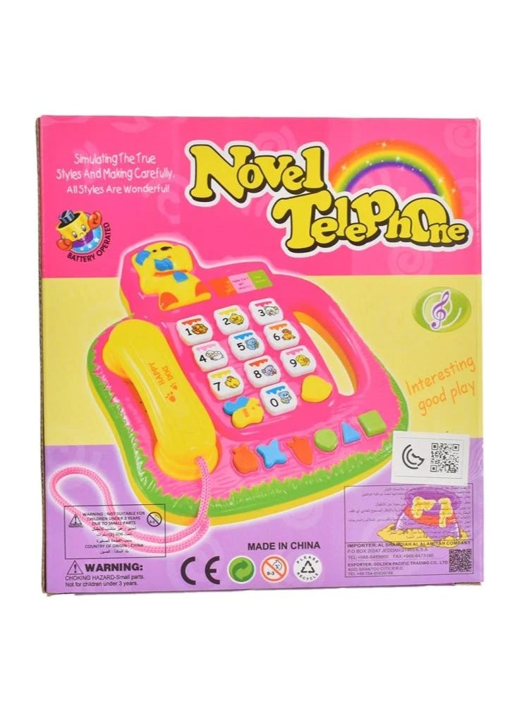 Rally Musical Phone Toy With Music And Light Educational Role Play Model For Kids  - Image 4
