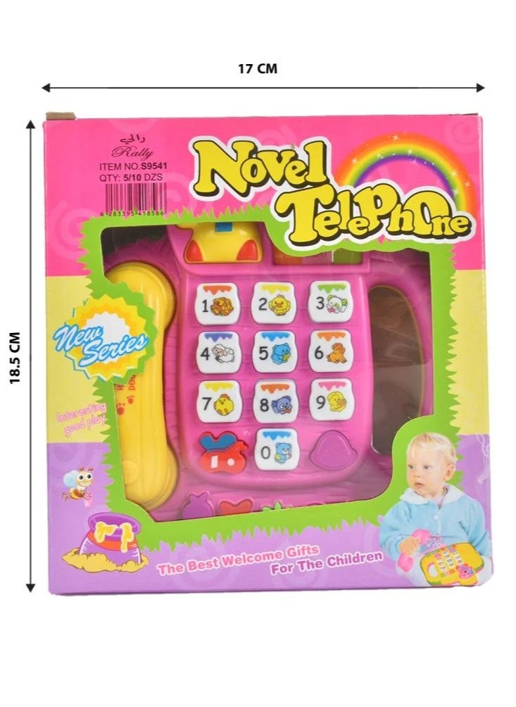 Rally Musical Phone Toy With Music And Light Educational Role Play Model For Kids  - Image 3