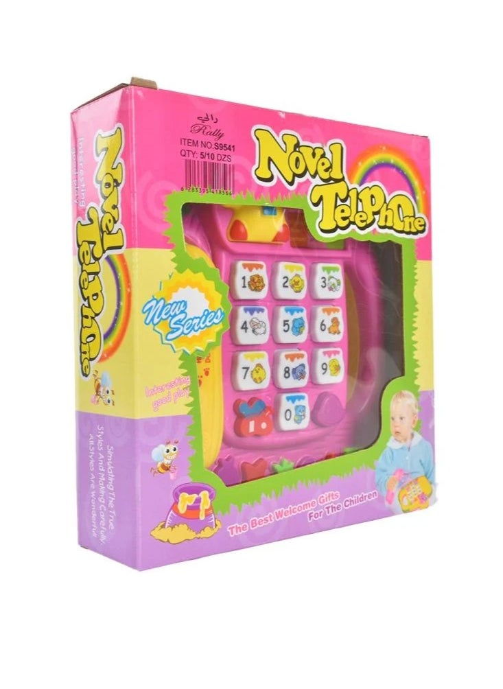 Rally Musical Phone Toy With Music And Light Educational Role Play Model For Kids  - Image 2