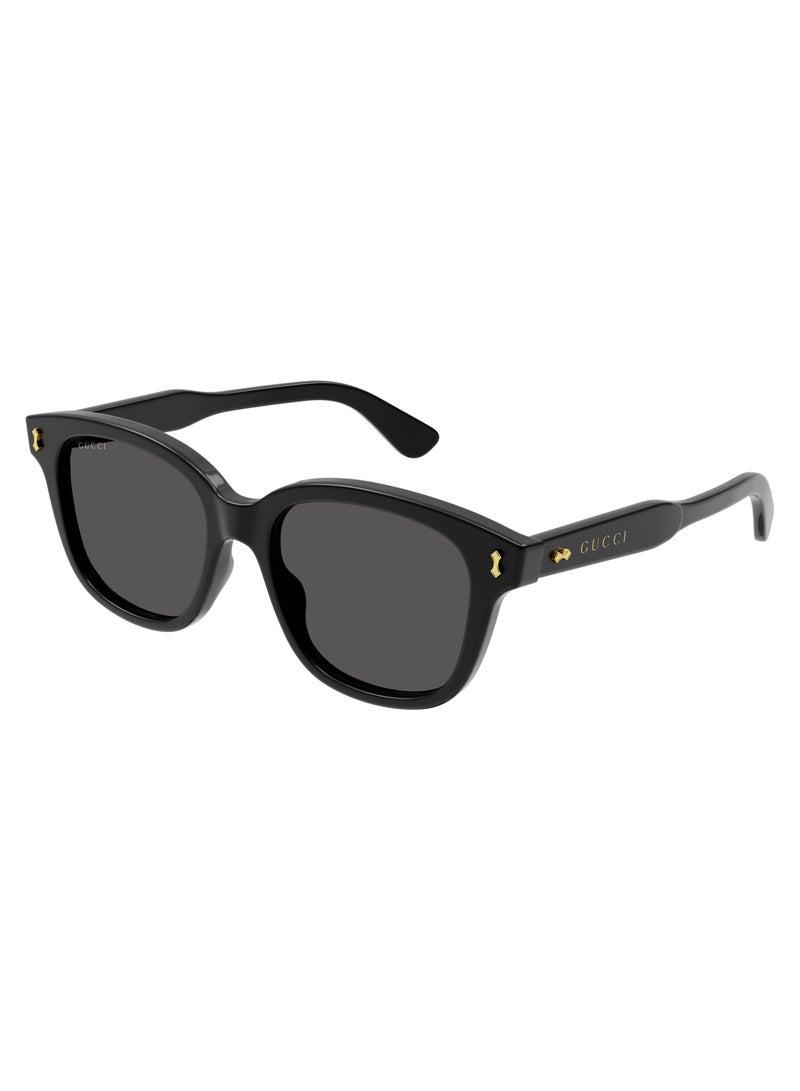 GUCCI Full Rim Men Square Sunglass - GG1264S 001 - Lens Size: 52 mm - Black - Image 1