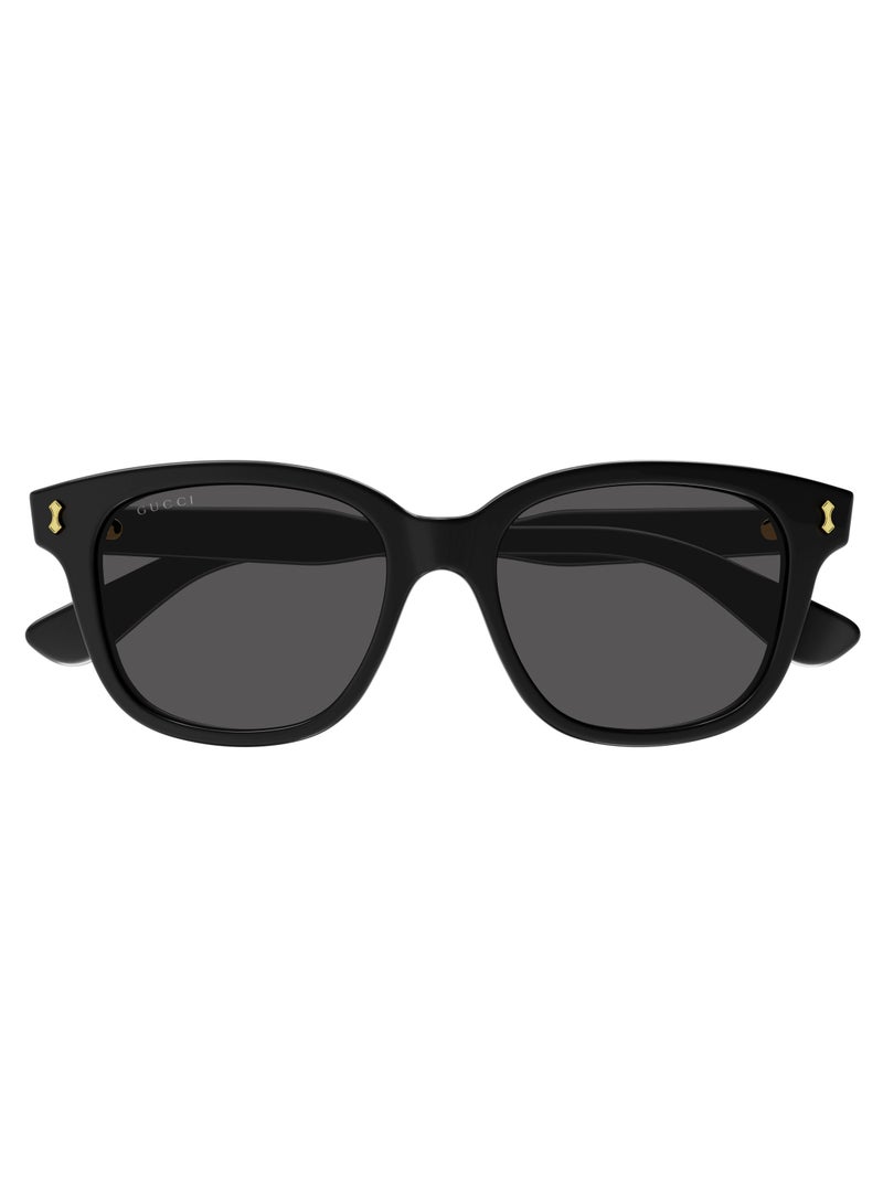 GUCCI Full Rim Men Square Sunglass - GG1264S 001 - Lens Size: 52 mm - Black - Image 2