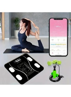 Raxoom Smart Body Fat Scale -Electronic Scale/Bodyfat Scale for Home Use with High-Precision Weight and Body Composition Measurement, Auto-On, Step-On Technology, and Large LCD Display  - Image 5