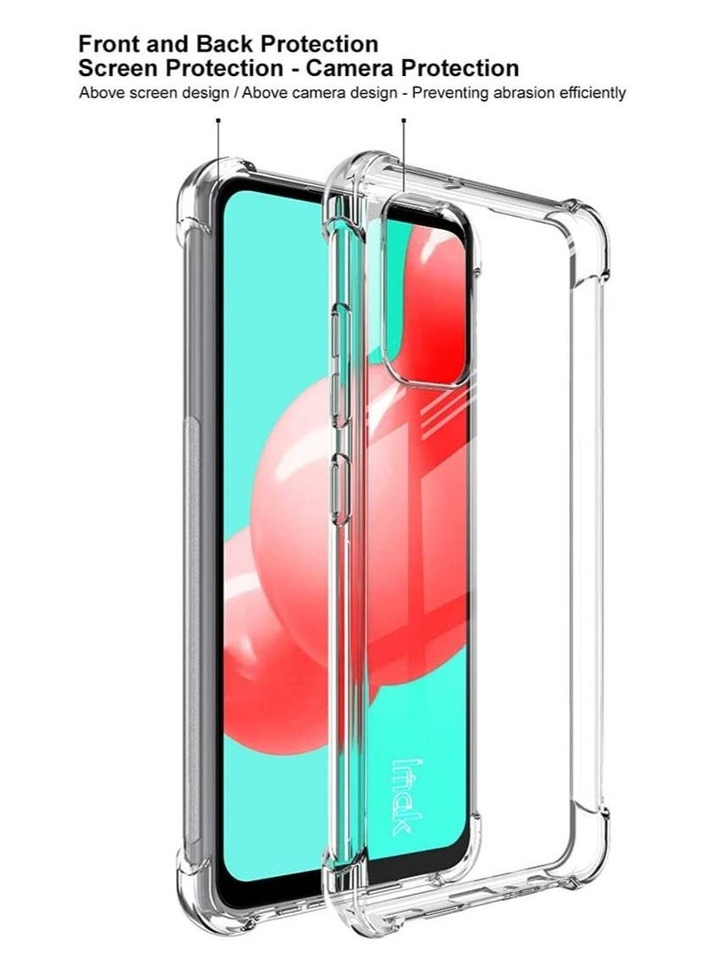 Samsung Galaxy A32 4G Case Cover Protective Shock Absorption Bumper soft Transparent Case (Clear) - Image 2