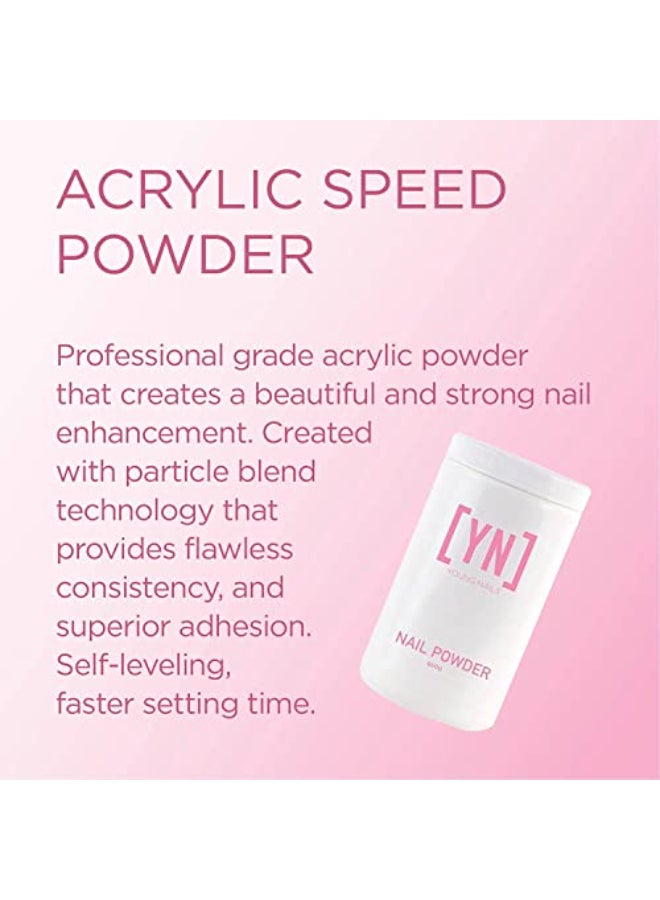 Young Nails Acrylic Speed Powder White 660 Gram - Image 2