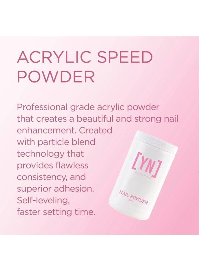 Young Nails Acrylic Speed Powder White 660 Gram - Image 3