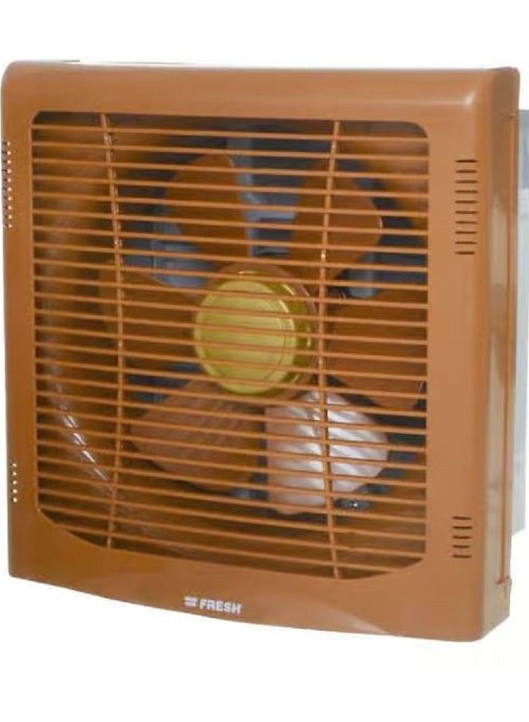 Fresh Exhaust Ventilating Fan, 25cm - Brown