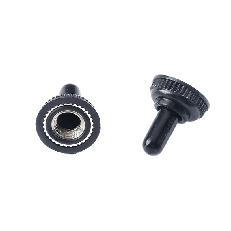 MTS102 Mini Toggle Switch 6A 125VAC SPDT DPDT On Off 6mm With Waterproof Cap 5pcs - Image 1