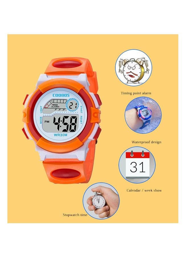 Coobos - Kids' Water Resistant Rubber Digital Watch - Image 1
