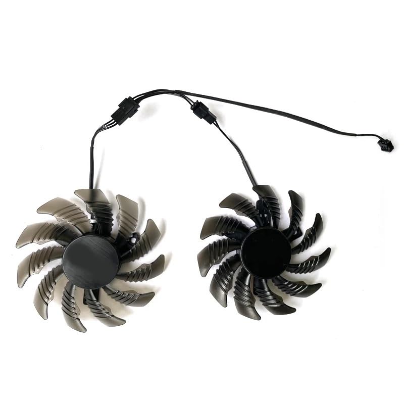 Laptop Parts Cooling 75MM 3PIN PLD08010S12H GTX 960 GPU Fan for GIGABYTE for GeForce GTX950, GV-N960OC, GV-N950WF2OC Video Card Fan(2pcs PLD08010S12H) - Image 1