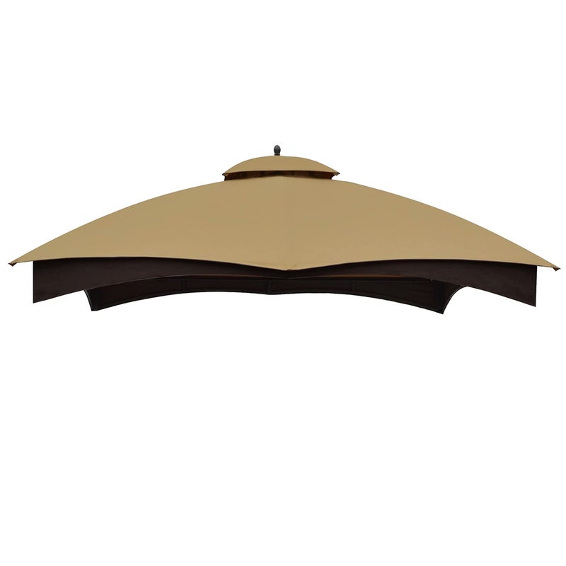 ABCCANOPY Gazebo Replacement Canopy Top for Lowes Allen Roth GF12S004B1 Beige
