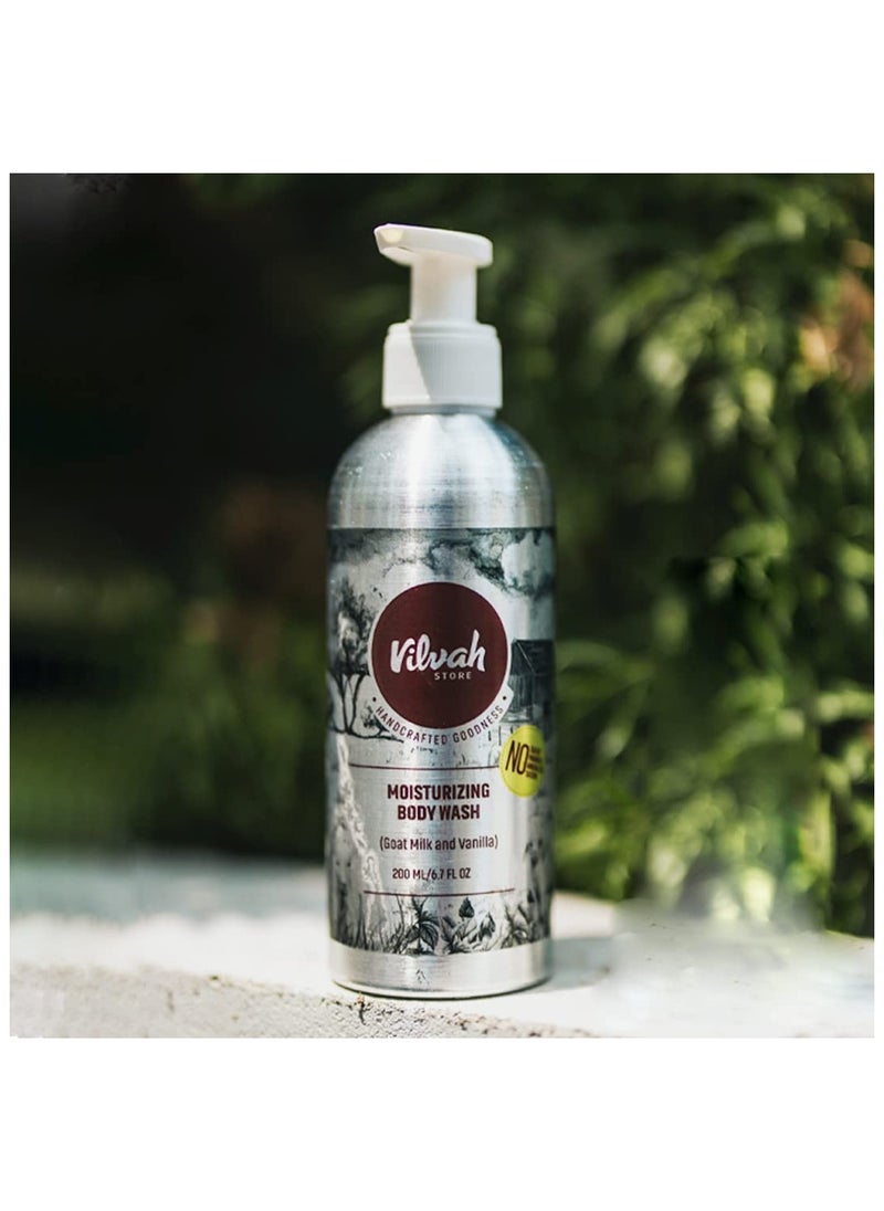 Moisturising Body Wash (Goatmilk & Vanilla), 200ml