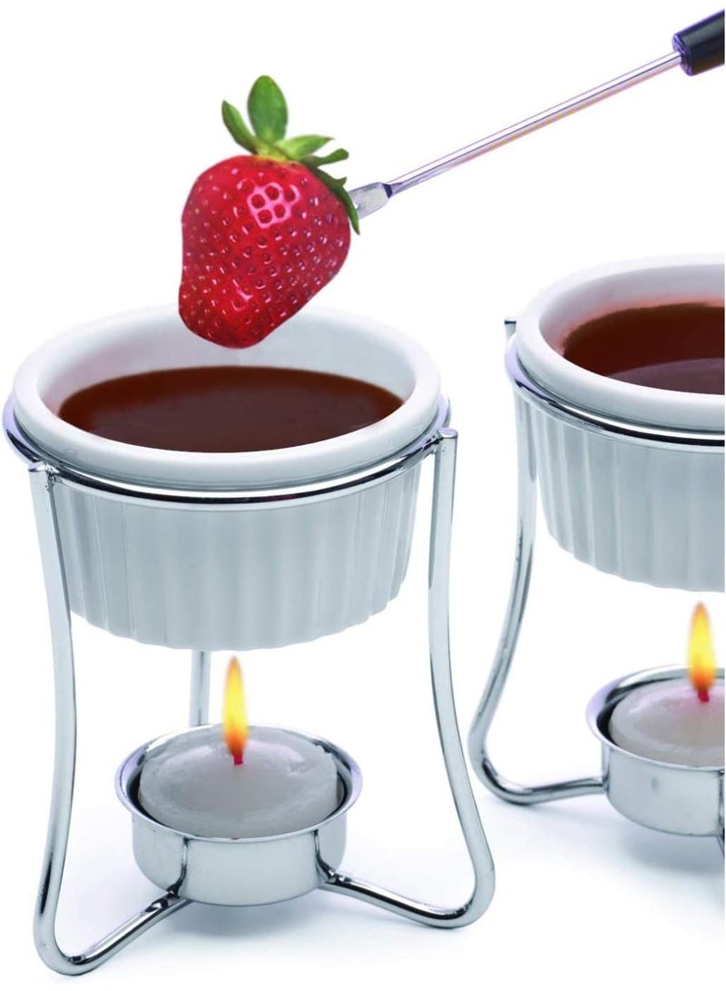 PREPWORKS Prepworks by Progressive Ceramic Butter Warmer Fondue Set  - Image 3