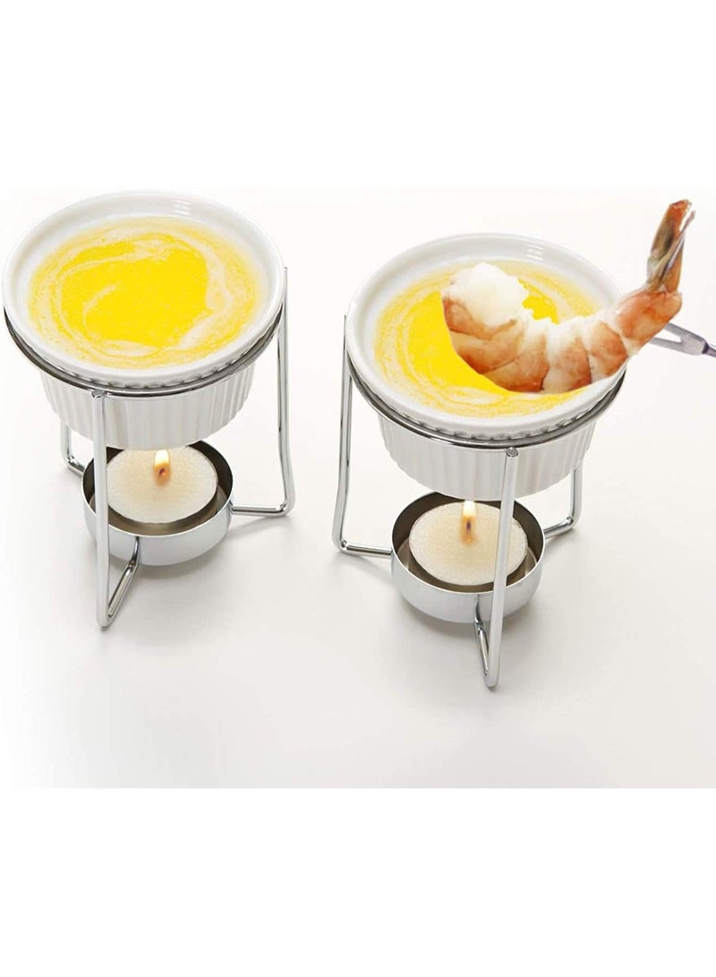 PREPWORKS Prepworks by Progressive Ceramic Butter Warmer Fondue Set  - Image 4