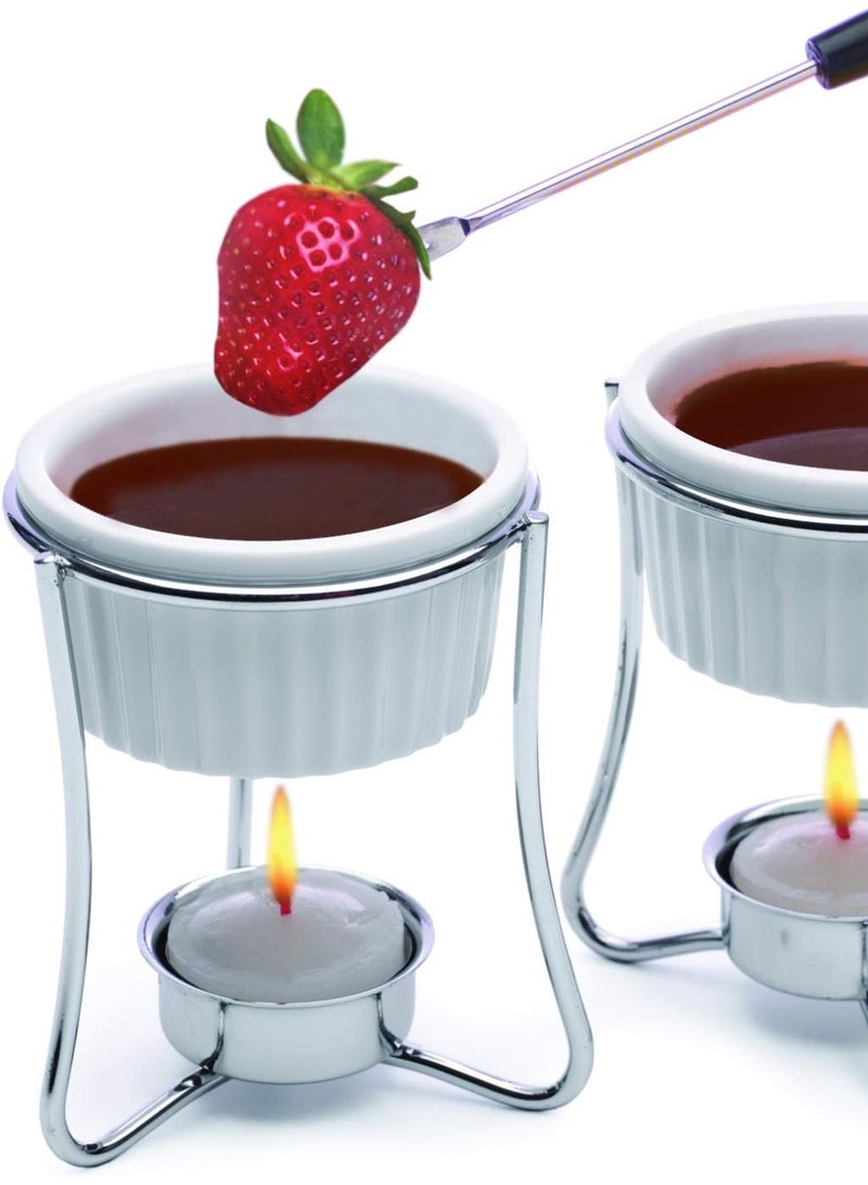 PREPWORKS Prepworks by Progressive Ceramic Butter Warmer Fondue Set  - Image 2