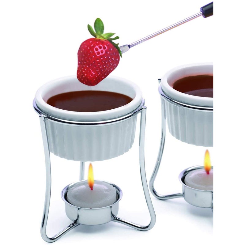 Prepworks by Progressive Ceramic Butter Warmer Fondue Set - Image 4