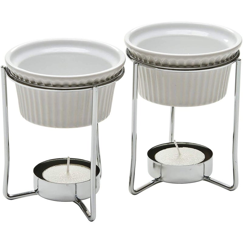 Prepworks by Progressive Ceramic Butter Warmer Fondue Set - Image 1