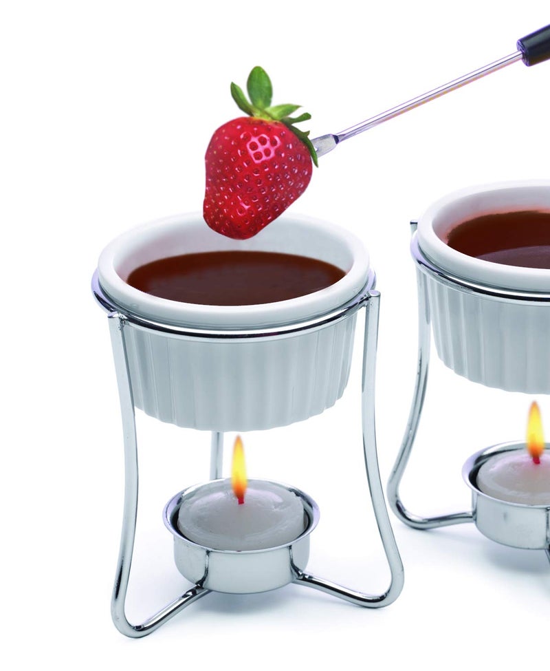 Prepworks by Progressive Ceramic Butter Warmer Fondue Set - Image 2