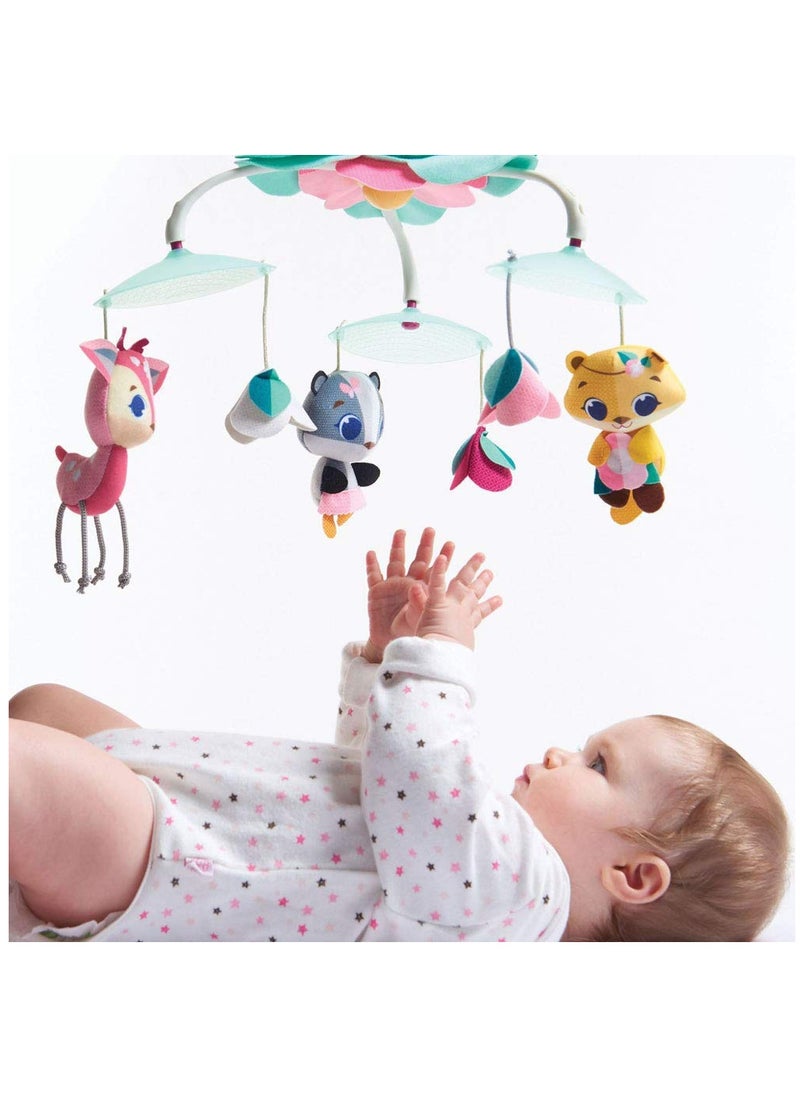 Tiny Love - Soothe N Groove Baby Mobile 0 Months Plus Converts From Crib Mobile to Standalone Music Box and 18 Plus Melodies Tiny Princess Tales - Image 1