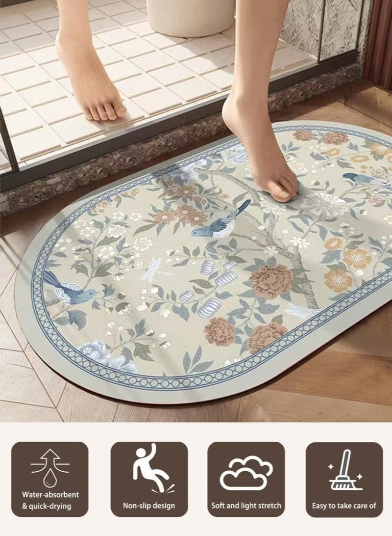 SIXPENNY 2-Pack Non-Slip Bath Mats, Bathroom Mats (60x40cm) - Quick-Drying, Highly Absorbent, Durable & Machine Washable Floor Mats for Shower, Tub, Toilet, and Bathroom Floors - Image 4