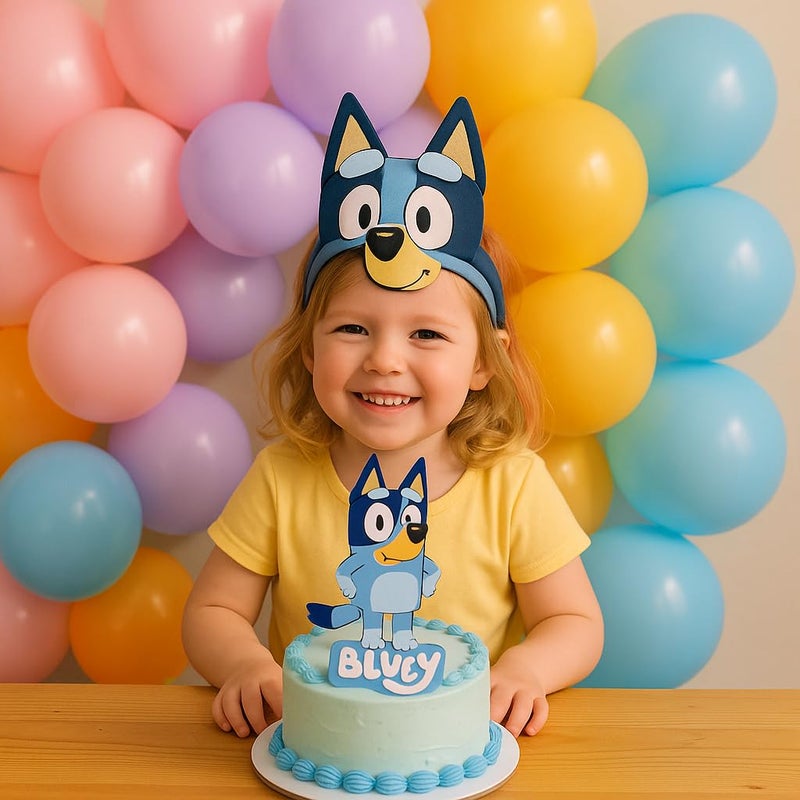 Beaumode Blue Dog Daisy Balloon Arch Garland Kit for Girls Wackadoo I'm Two Birthday Puppy Pawty Blue Dog Party Bingo Birthday Daisy Flower Groovy Party Decorations (Pink Blue Daisy) - Image 4
