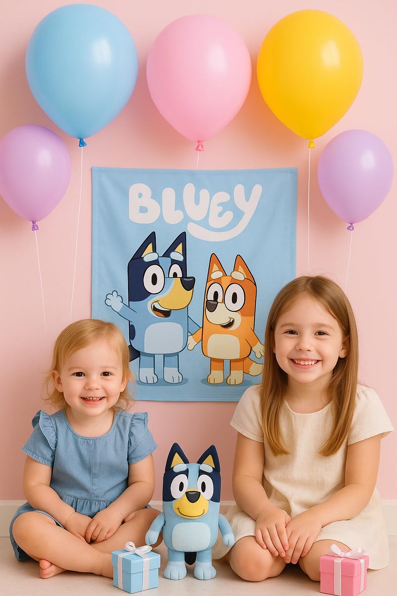 Beaumode Blue Dog Daisy Balloon Arch Garland Kit for Girls Wackadoo I'm Two Birthday Puppy Pawty Blue Dog Party Bingo Birthday Daisy Flower Groovy Party Decorations (Pink Blue Daisy) - Image 3