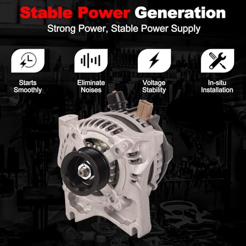 TOPAZ مولد طاقة توبيز متوافق مع فورد إكسبيديشن 2006 2007 2008 لينكولن نافيجيتور 2006 2007 2008 V8 5.4L 1042104700 11431 12V 150A - Image 5